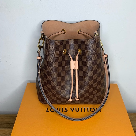 Louis Vuitton NéoNoé Damier Ebène Venus Pink Like New - Picture 3 of 16